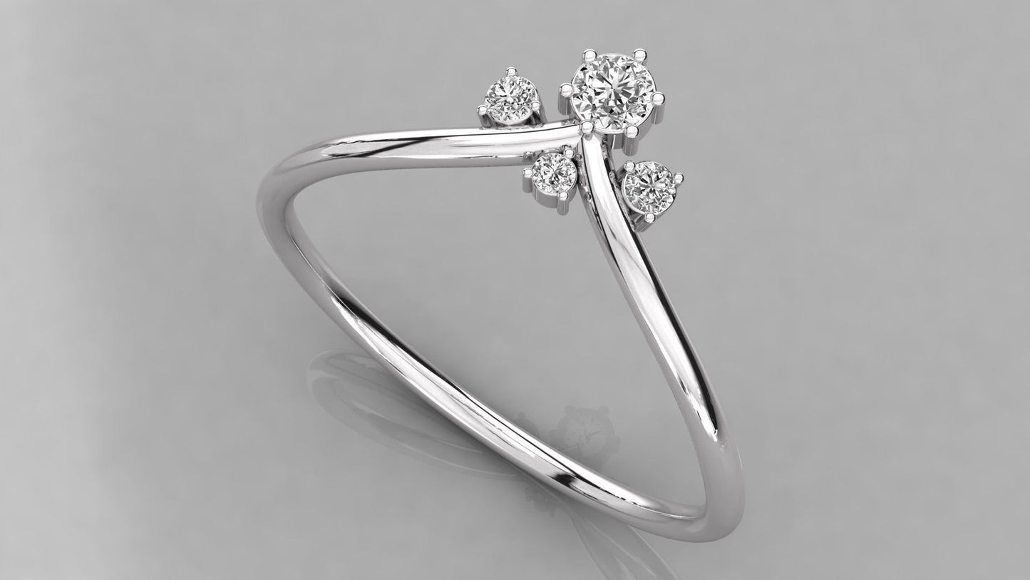 The Silver “Aria” Ring